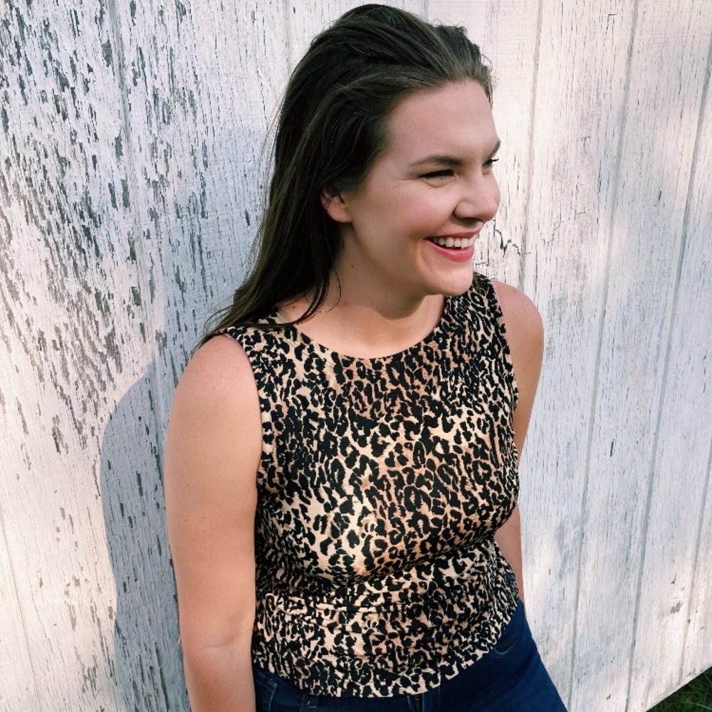 Vintage AGB Leopard Tank Top - Picture 2 of 10